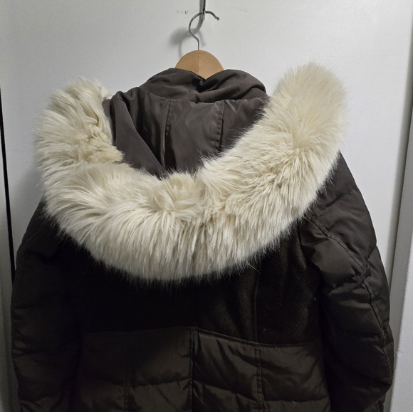 Womens Seven For All Mankind green/olive down winter jacket - Picture 2 of 4